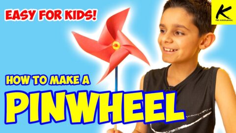 Como Fazer Um Pinwheel!!! – (Fácil Para Crianças!)