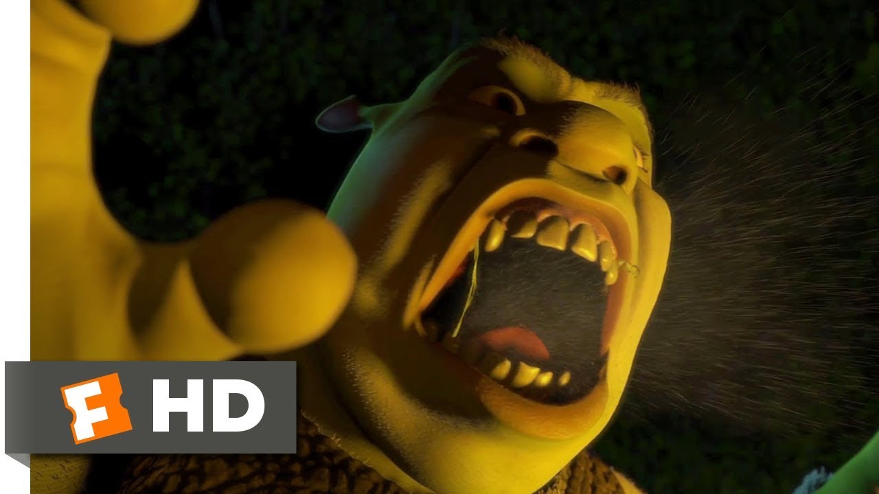 Shrek (2001) – Cena de Abertura com um Ogro Estrelado