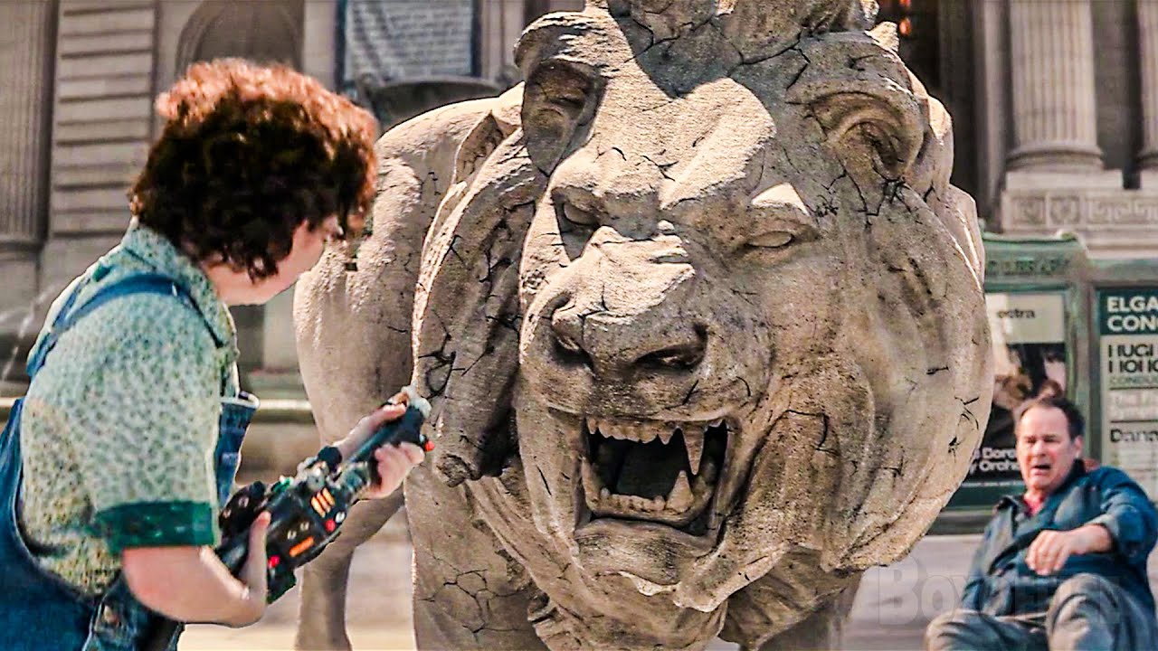 Caça-Fantasmas – Ghostbuster VS Leão de Pedra Possuído