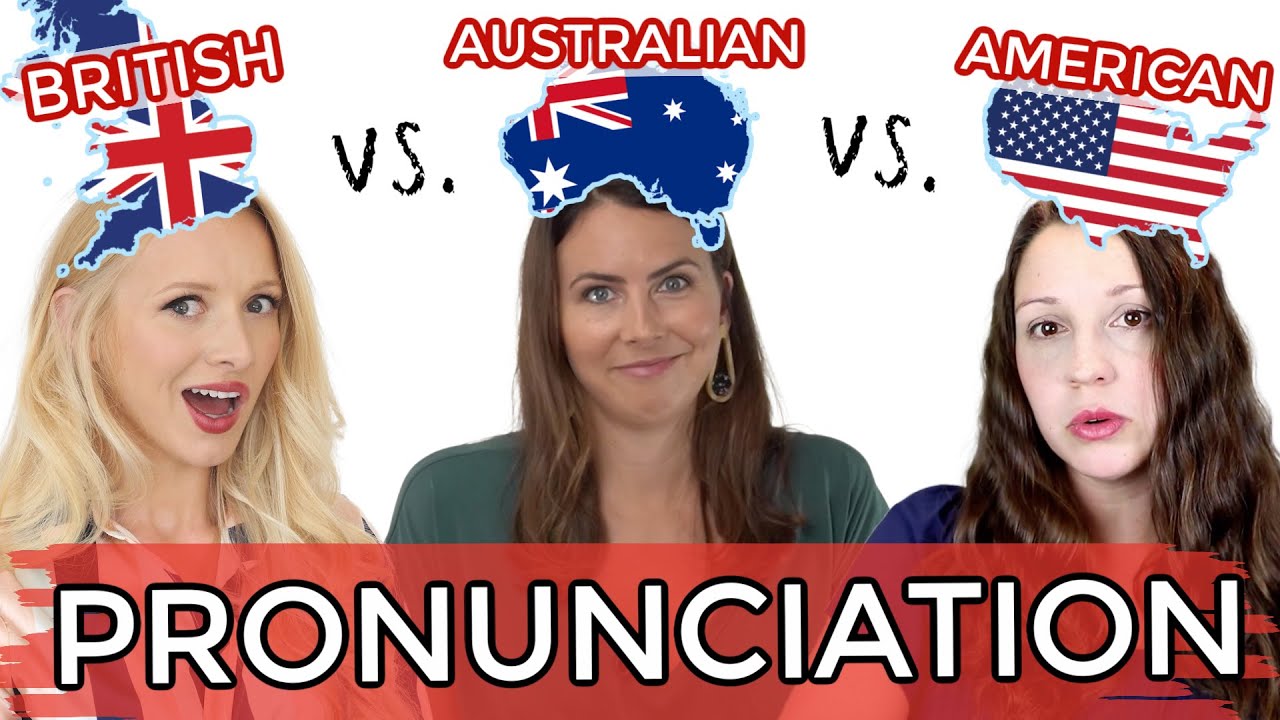 1 Idioma, 3 Sotaques! Pronúncia De Inglês Do Reino Unido Vs. Eua Vs. Aus!