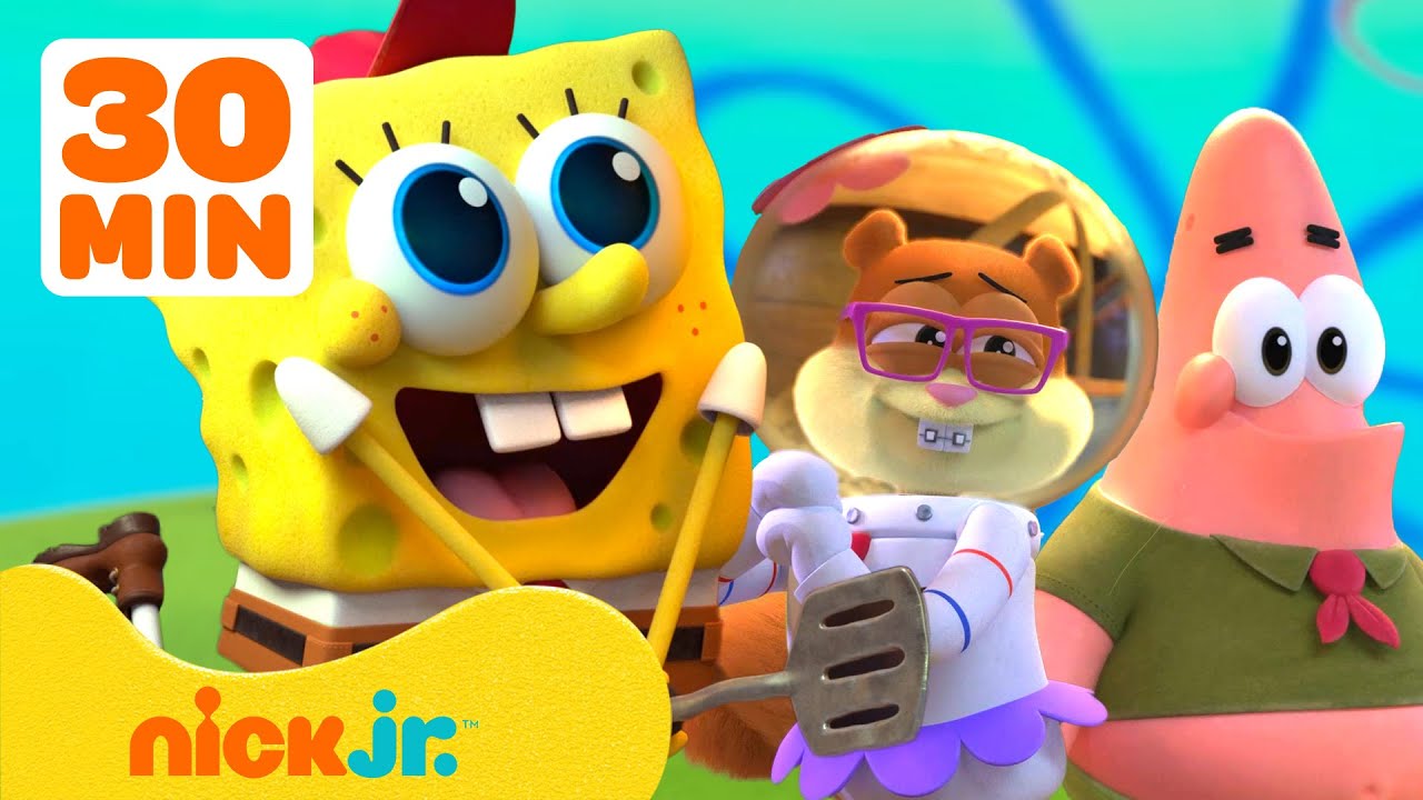 As Aventuras De Bob Esponja No Acampamento Koral E Muito Mais!