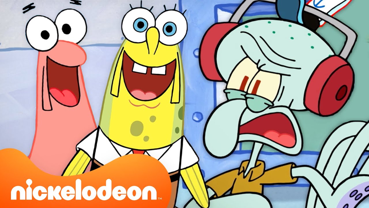 Bob Esponja E Patrick Se Tornam Anchovas! Bob Esponja Calça Quadrada