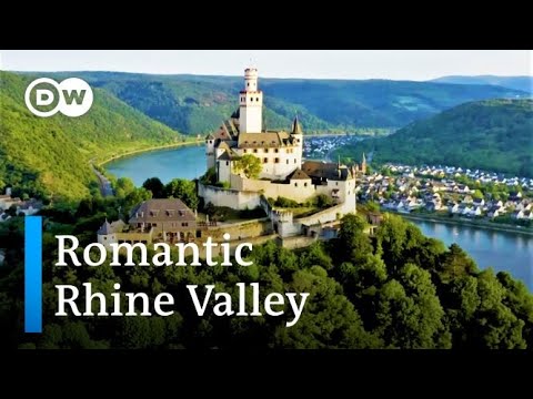 Castelos Ao Longo Do Rio Reno: De Bingen A Koblenz | Vale Do Reno Médio Superior Da Alemanha Por Drone