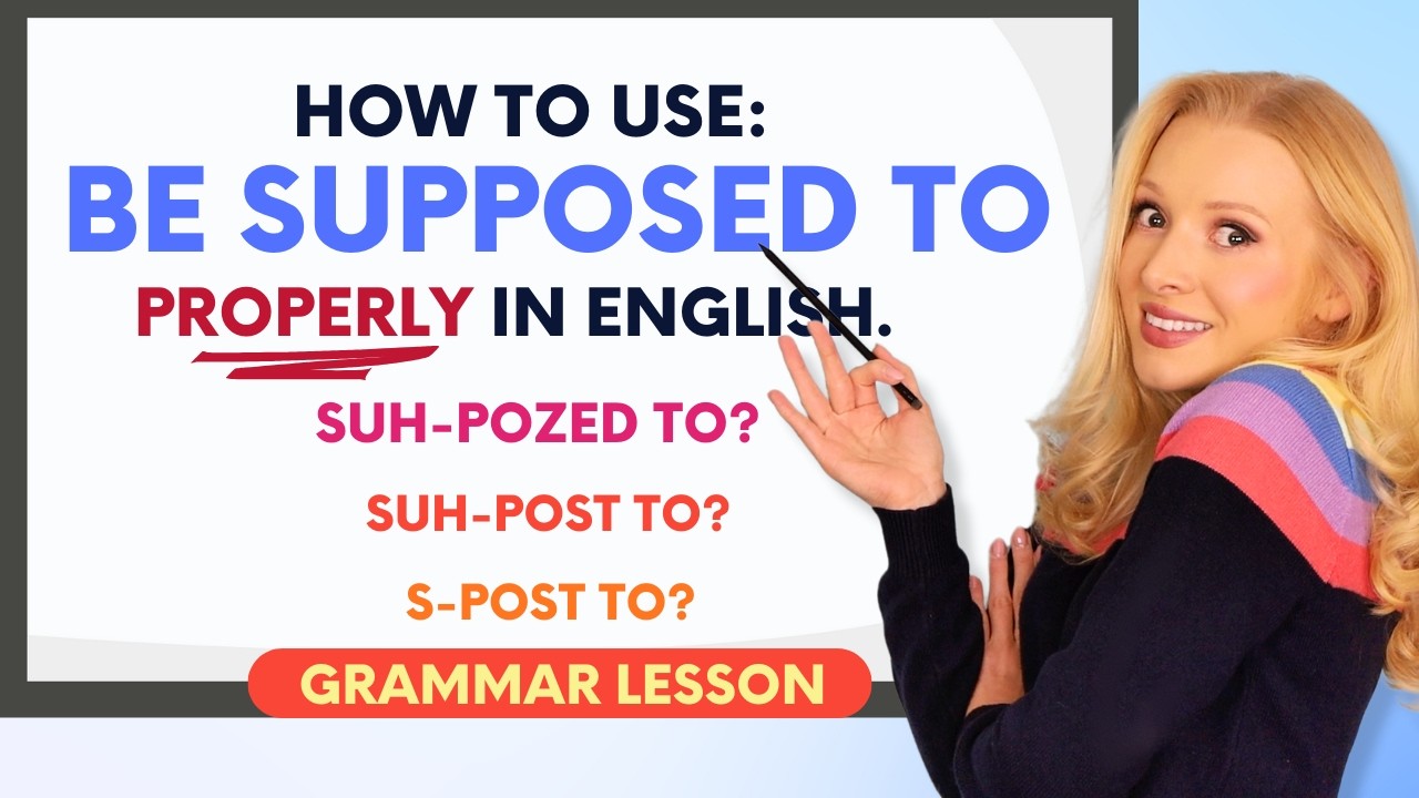 Como Usar “Be Supposed To” *De Forma Adequada* Em Inglês! – Formação, Pronúncia E Uso!