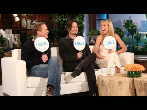 Eu Nunca Com Johnny Depp, Gwyneth Paltrow E Paul Bettany