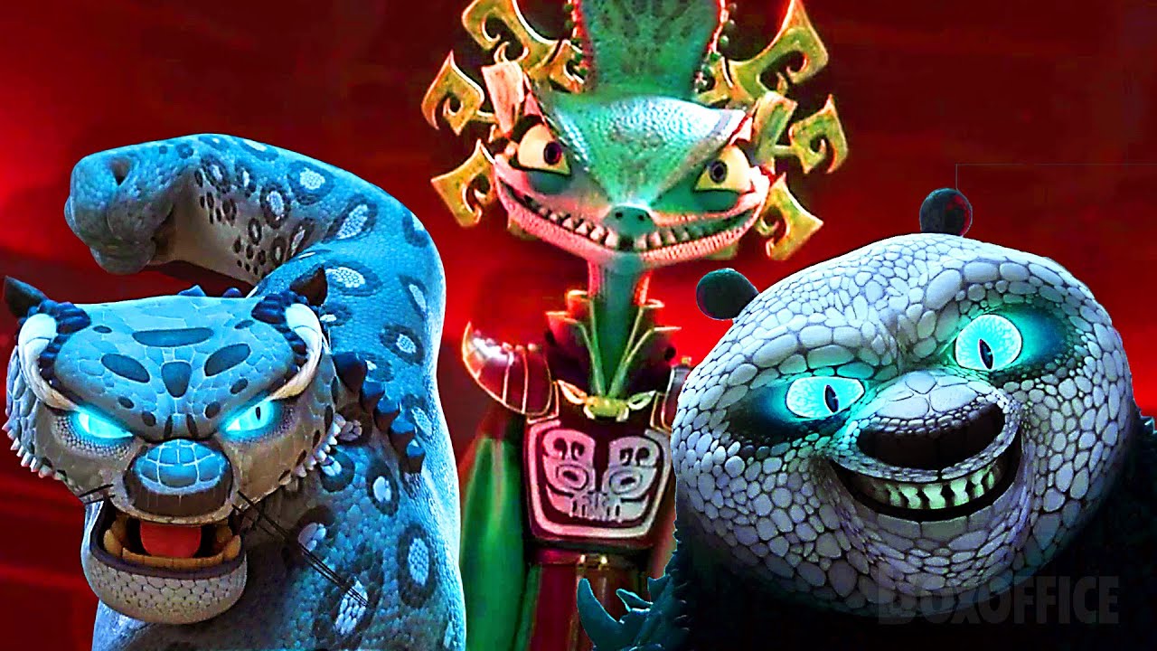 Final Completo De Kung Fu Panda 4 (Po Vs Camaleão)