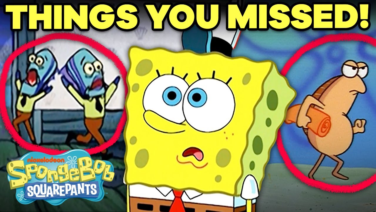 Mais Detalhes De Fundo Que Você Nunca Notou! Bob Esponja