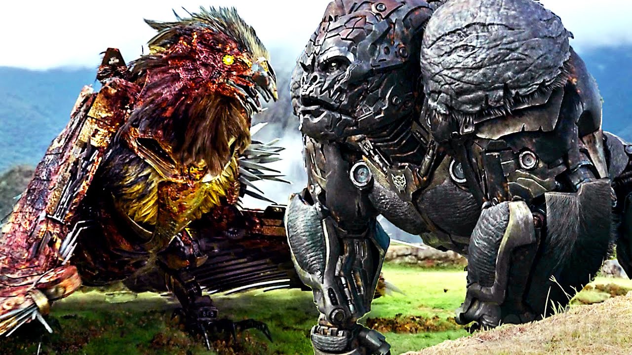 Metal Gorilla Vs Iron Eagle | Transformers: Rise Of The Beasts