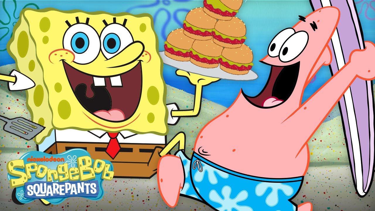 O Churrasco De Verão Do Bob Esponja! | Compilação De 25 Minutos