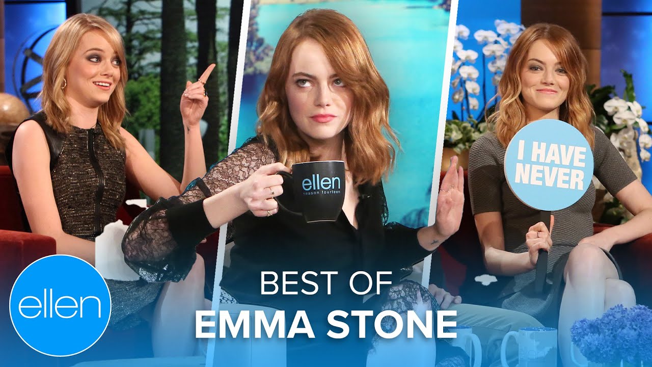 O Melhor De Emma Stone No Programa Da Ellen