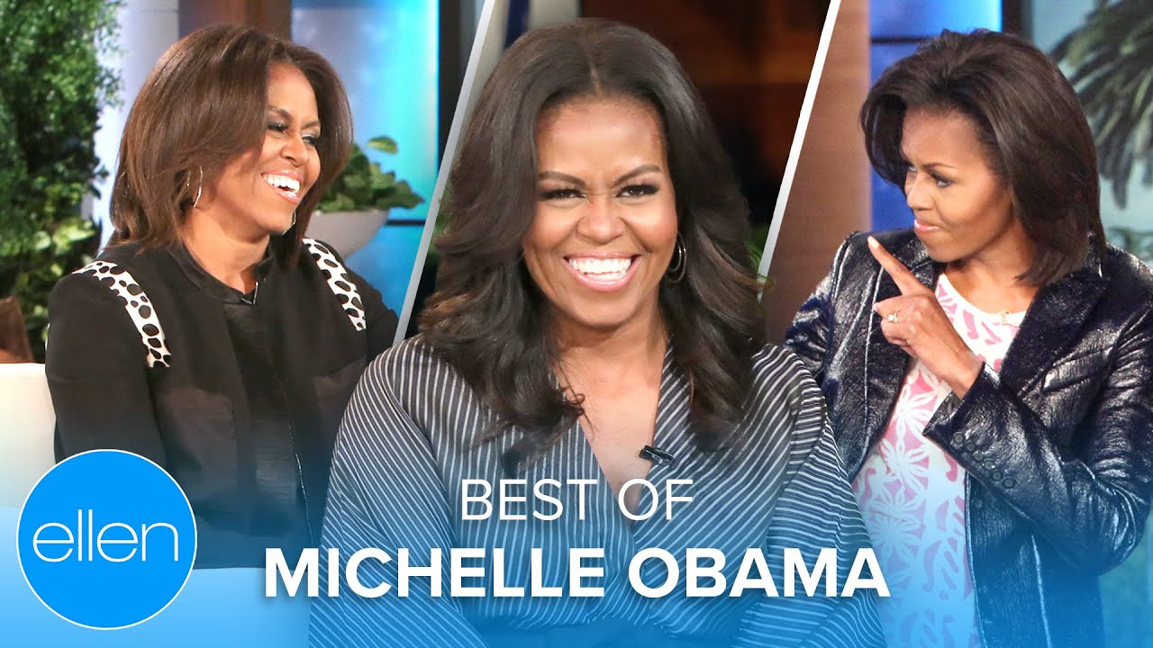O Melhor De Michelle Obama No Programa Da Ellen
