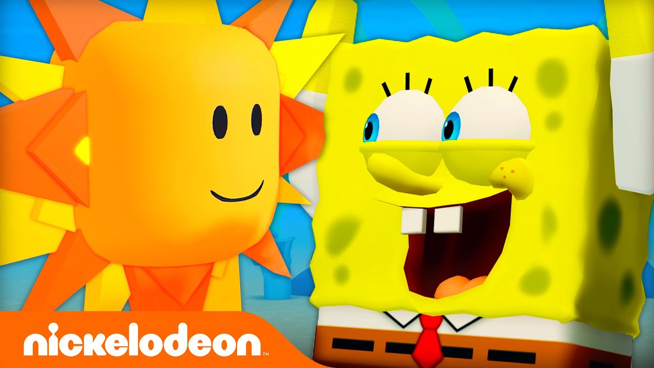 O “Melhor Dia De Sempre” De Bob Esponja Em Um Mundo De Videogame