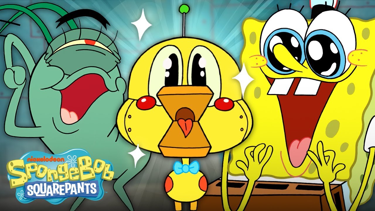O Novo Robô Fofo (Mas Perigoso) Do Plankton! “Diga Awww!” | Bob Esponja