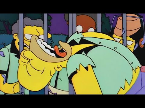 Simpsons: Homer Attacked By Hounds