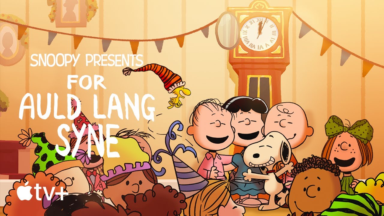 Snoopy e Sua Turma: Vídeo com Letra de Para Auld Lang Syne