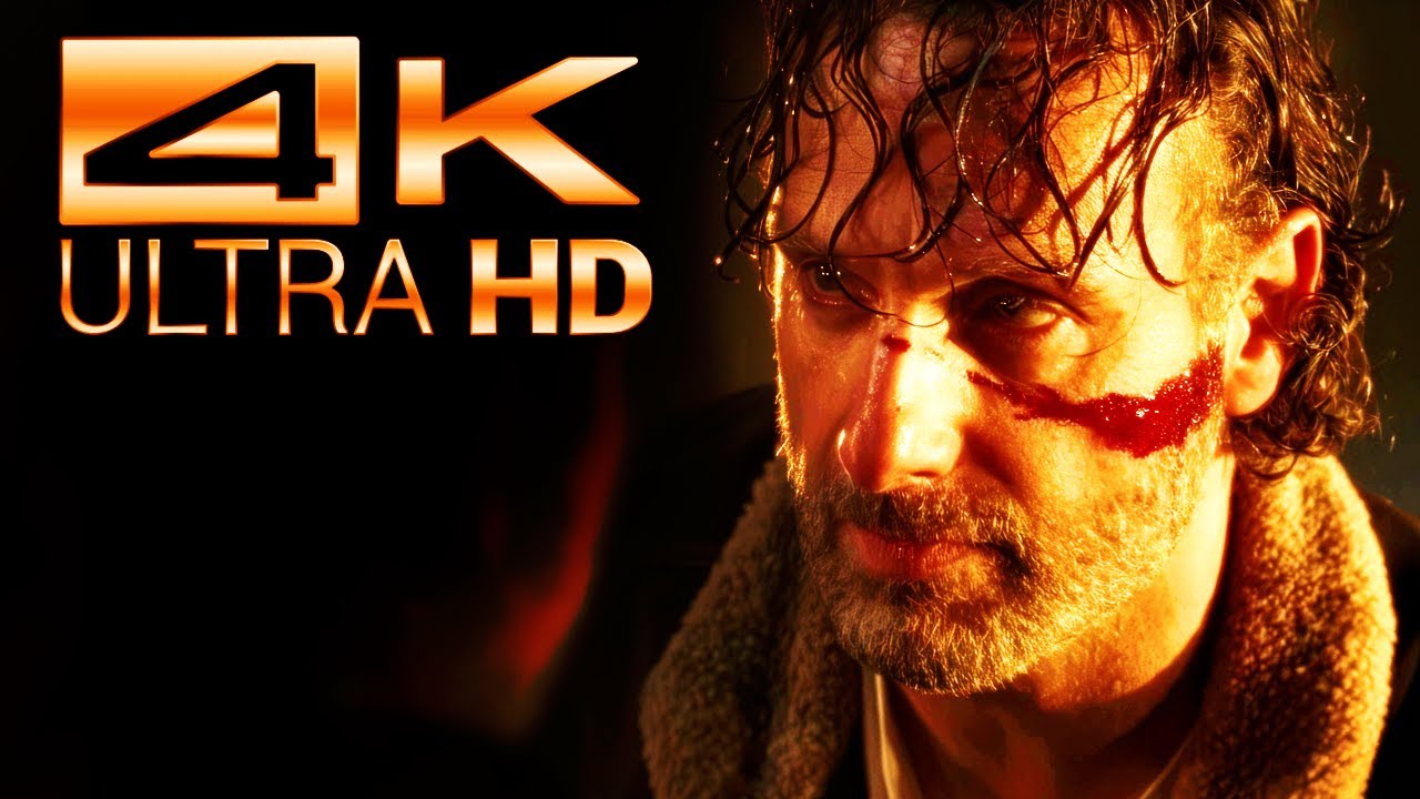 Ameaça De Rick A Negan – 4K-60Fps Upscaling Ultra Hd – The Walking Dead – Episódio 7X1