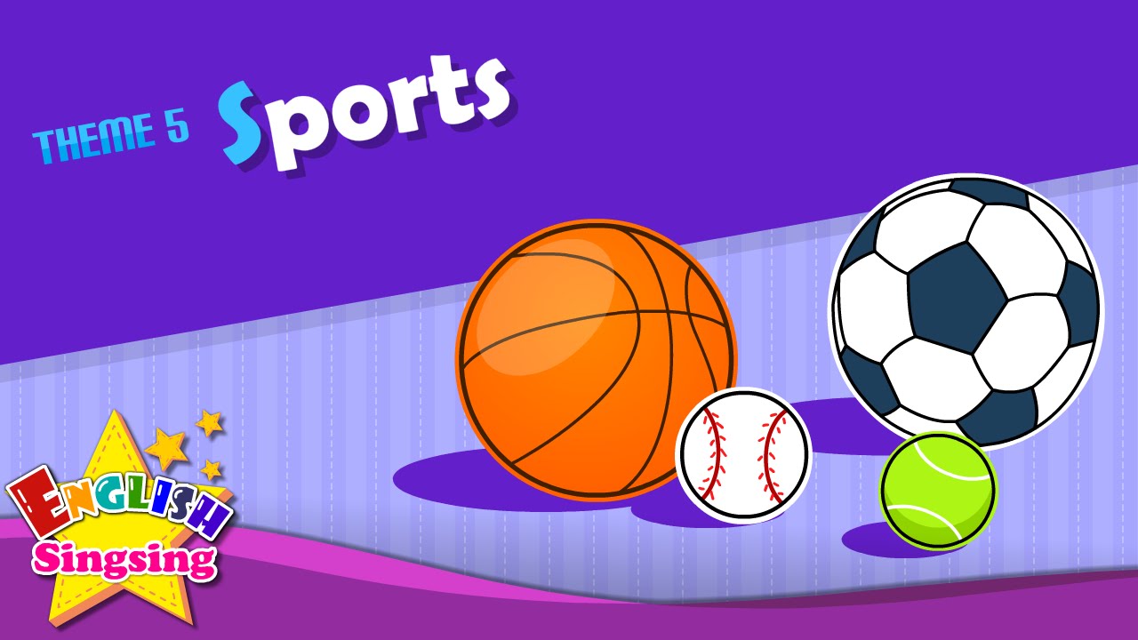 Esportes – Vamos Jogar Futebol. Eu Gosto De Beisebol – Inglês Para Crianças