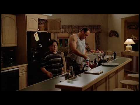 Família Soprano: Episódio 7 De Os Sopranos Tony E Aj Fazem Sundae De Sorvete