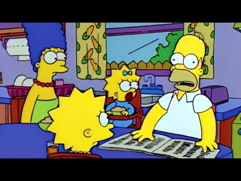 Os Simpsons Ganham Um Trampolim