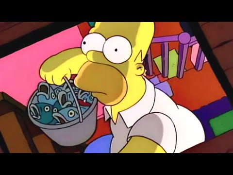 Os Simpsons: Homer Alimenta O Monstro No Sótão