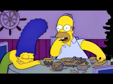 Os Simpsons: Homer Vai A Um Restaurante De Frutos Do Mar