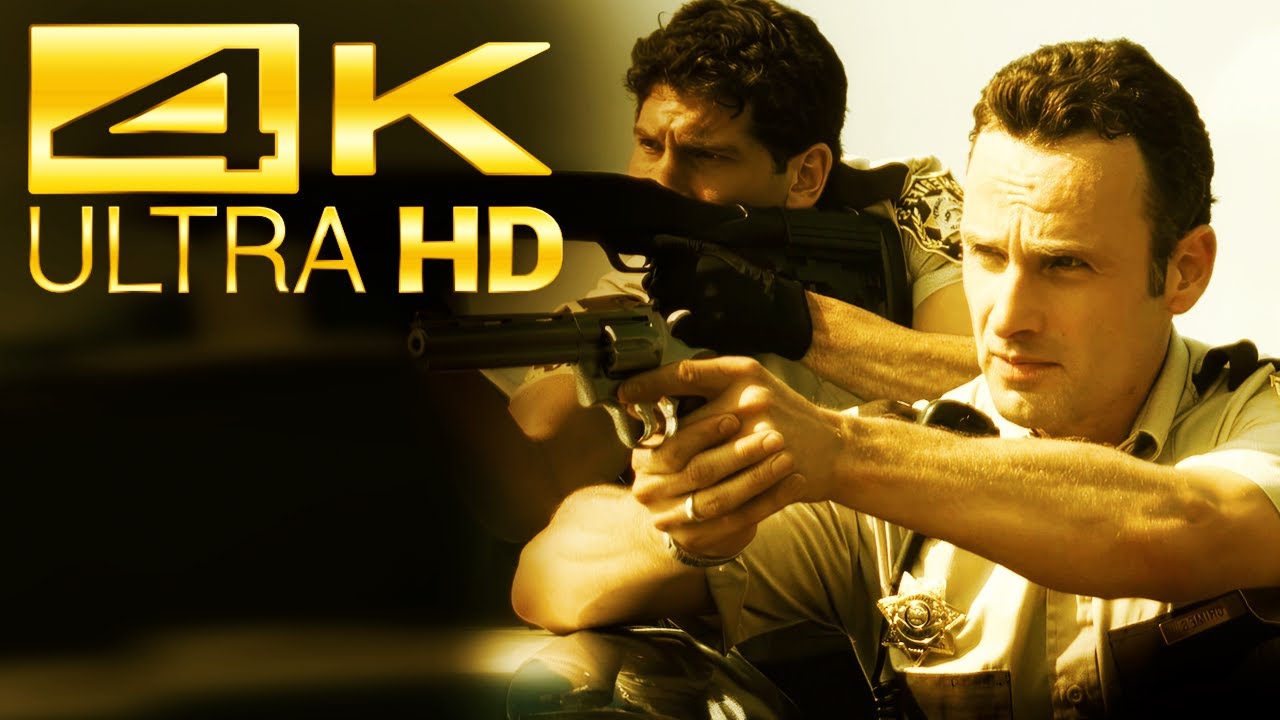 Saída De Estrada – Upscaling Em 4K Ultra Hd – The Walking Dead – 1X1