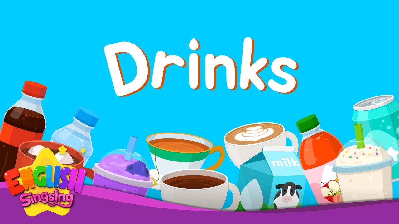 Vocabulário Para Crianças – Bebidas – Inglês Para Crianças