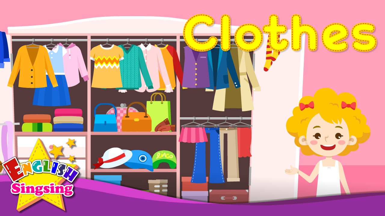 Vocabulário Para Crianças – Roupas – Inglês Para Crianças