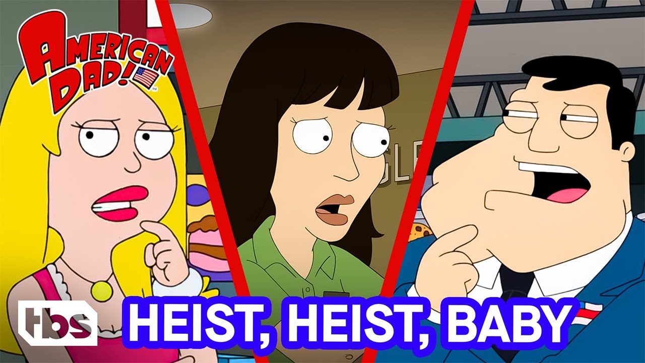 American Dad: Stan, Francine E Roger Planejam Um Assalto A Banco No Supermercado