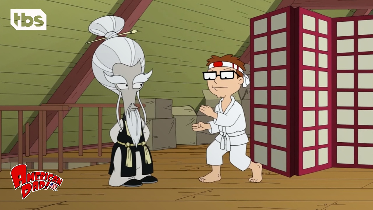 American Dad: Treinamento De Caratê Do Steve (Temporada 10 Episódio)