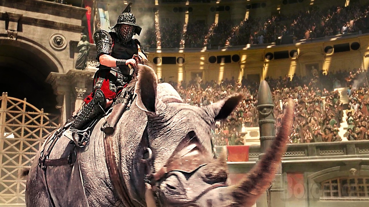 Gladiador 2: A Luta Do Rinoceronte
