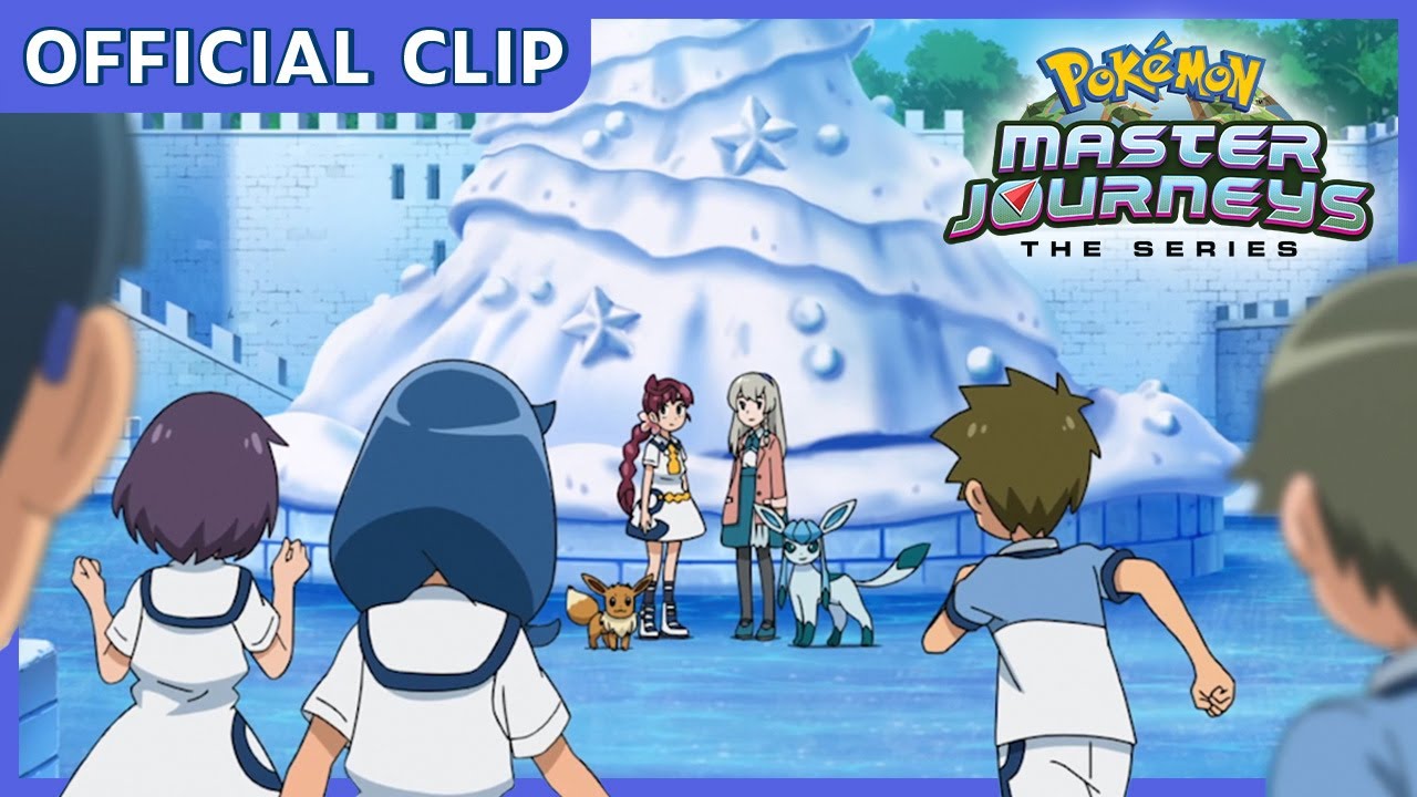 Pokémon: Parque Temático Gelado Do Glaceon! | Jornadas Para Se Tornar Um Mestre Pokémon: A Série