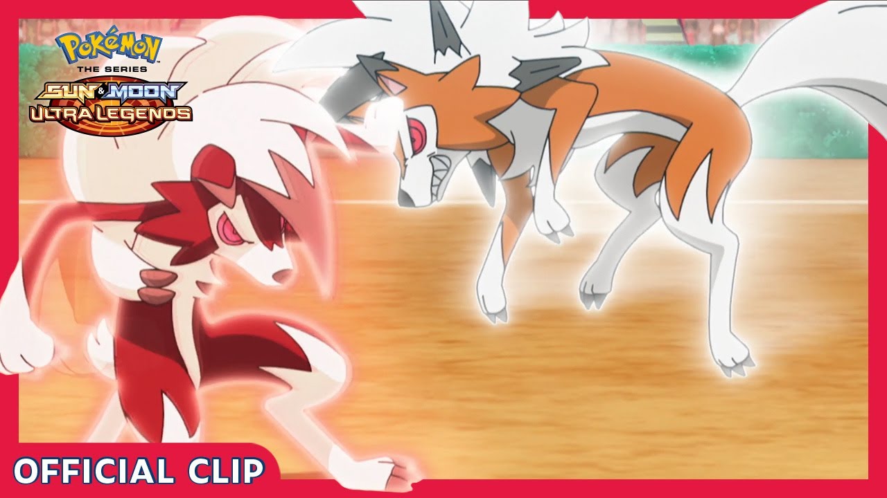 Pokémon: Uma Batalha De Lycanroc! | Pokémon, A Série: Sol E Lua