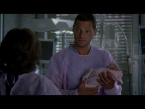 Grey’s Anatomy: Cenas Do Alex Com O Bebê Na 6 Temporada, Episódio 8