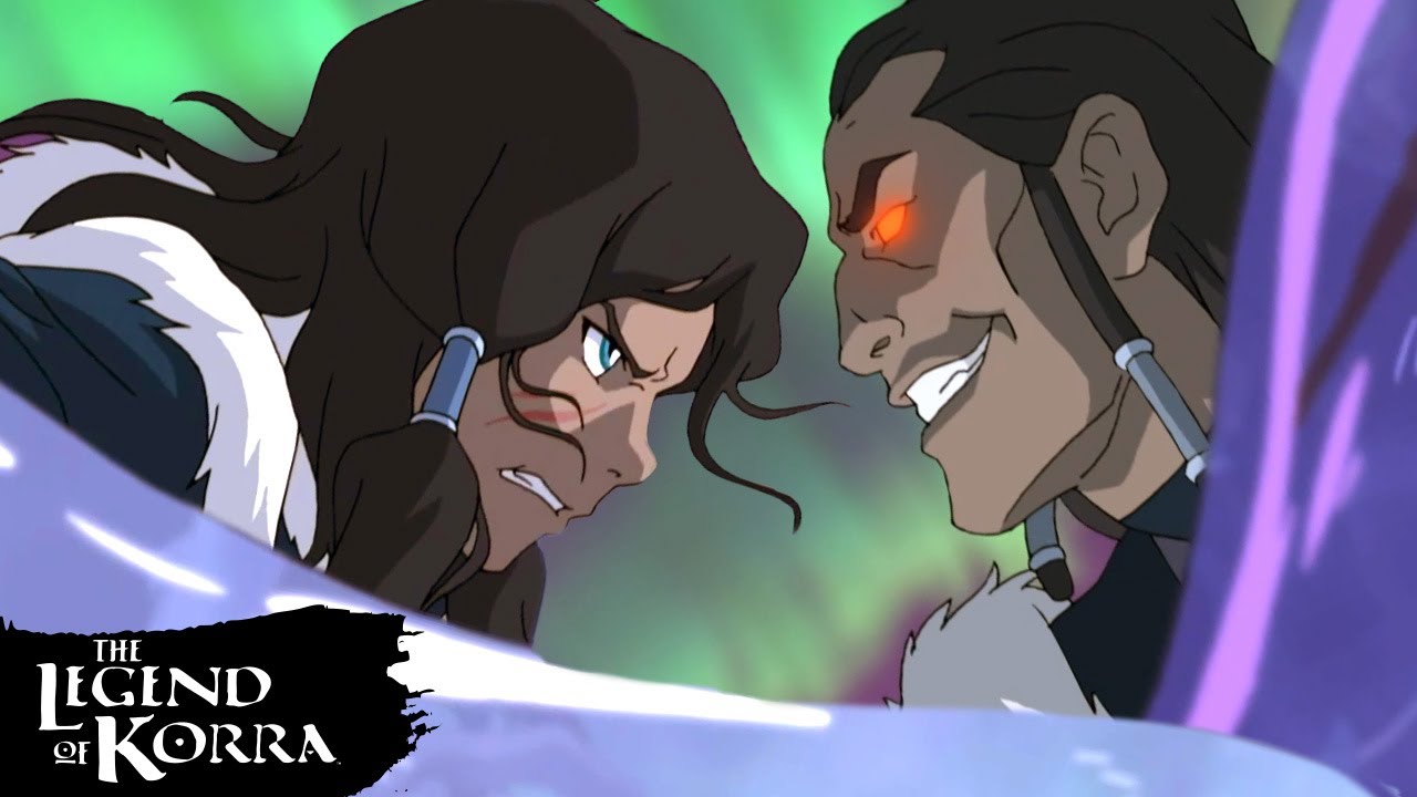 Korra Luta Contra Unalaq No Mundo Espiritual | A Lenda De Korra