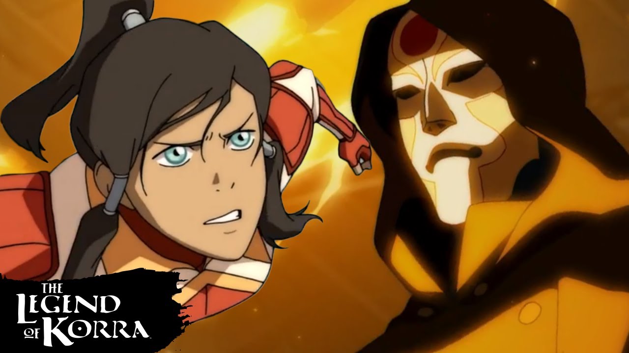 Korra Vs. Amon Os Igualitários No Torneio De Pro-Dobra | A Lenda De Korra