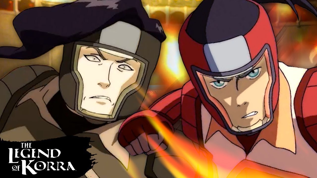 Os Ferrets De Fogo Vs Os Morcegos Lobos: Batalha Final De Pro-Dobra | A Lenda De Korra
