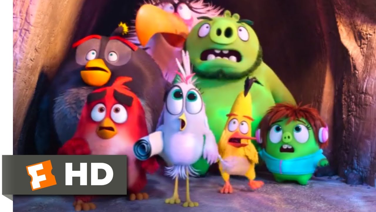 Angry Birds 2 – O Filme: Cena Do Ataque Da Bola De Gelo