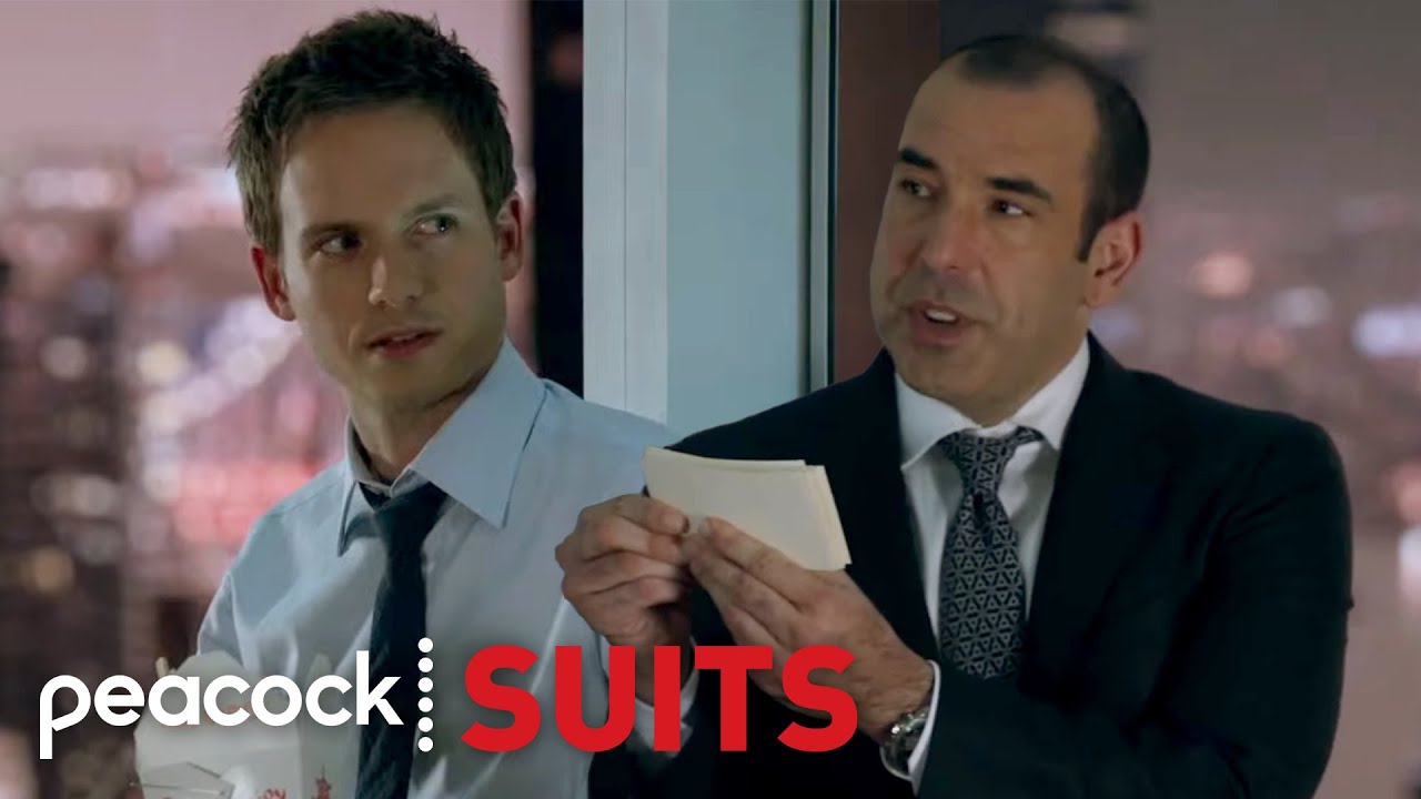 Suits: Louis Litt Testa Mike Ross
