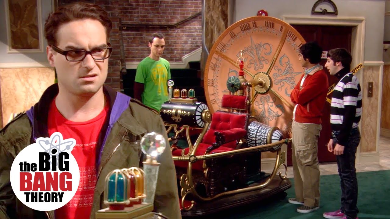 Leonard É O Orgulhoso Dono De Uma Máquina Do Tempo Em Miniatura | The Big Bang Theory