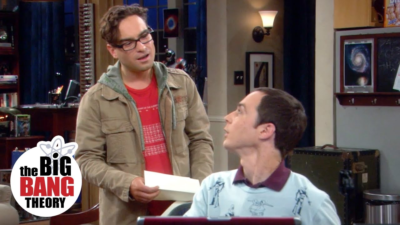 Leonard Encontra O Convite Que Sheldon Escondeu | The Big Bang Theory