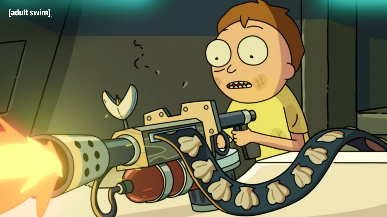 Rick And Morty: Abertura Do Episódio 8 Da 6ª Temporada: Supervilões No Estilo Dos Anos 90