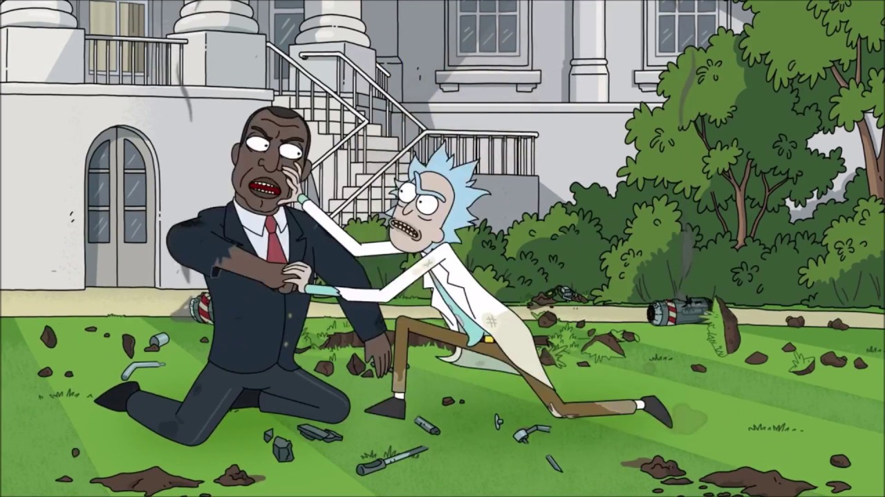 Rick And Morty: Rick Contra O Presidente Dos Eua