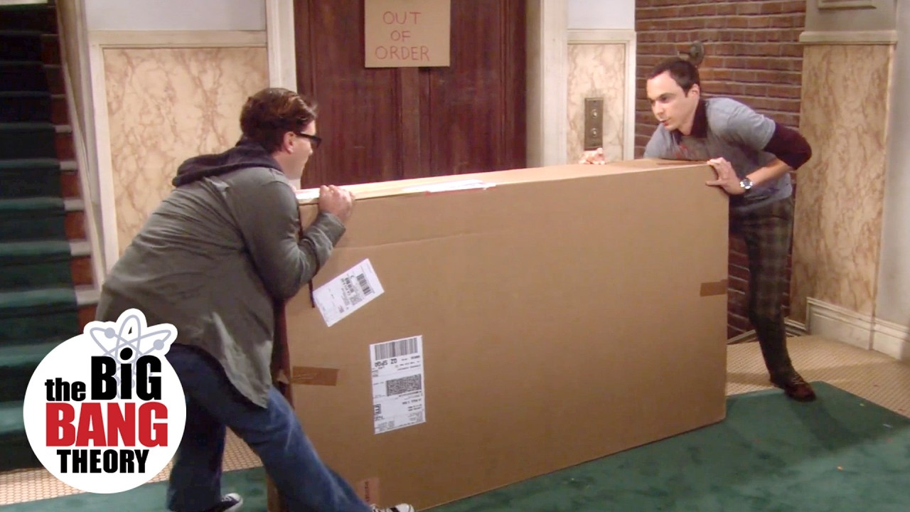 Sheldon E Leonard Vs. A Caixa Muito Pesada | The Big Bang Theory