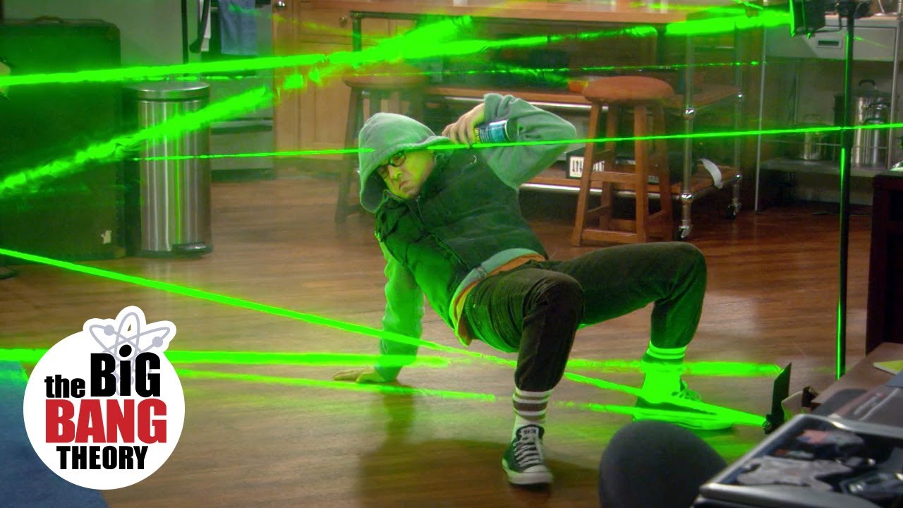 Xadrez Com Obstáculos De Laser Do Agente Secreto | The Big Bang Theory