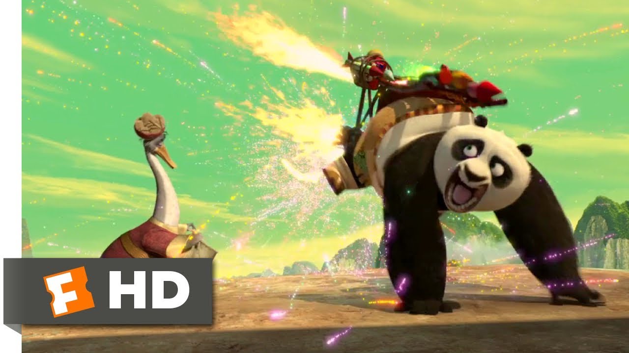 Kung Fu Panda (2008) – A Cena Dos Testes Do Guerreiro Dragão (2/10)