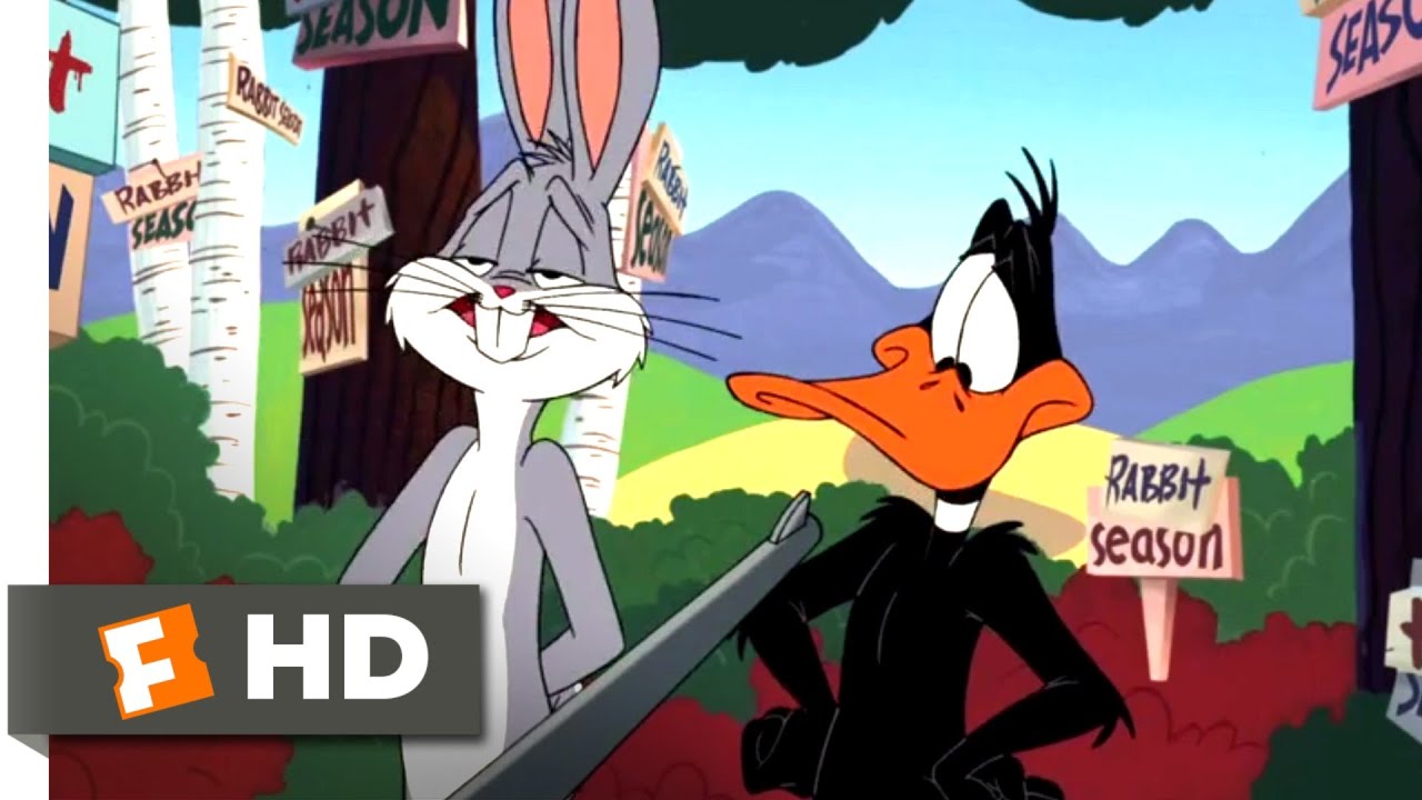 Looney Tunes: De Volta À Ação (2003) – Cena Pernalonga Vs Patolino (1/9)