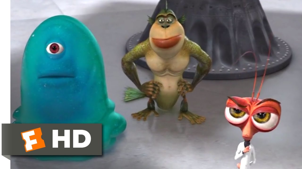 Monstros Vs Alienígenas (2009) – Conheça Os Monstros Cena (2/10)