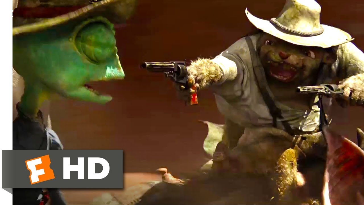 Rango (2011) – Cena Do Voo Dos Homens-Toupeira (6/10)