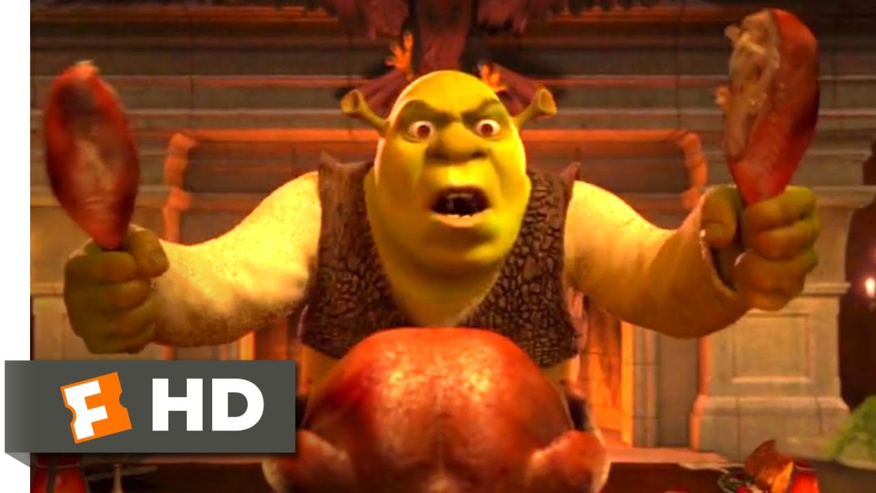 Shrek 2 (2004) – Uma Cena De Jantar Desajeitada (2/10)